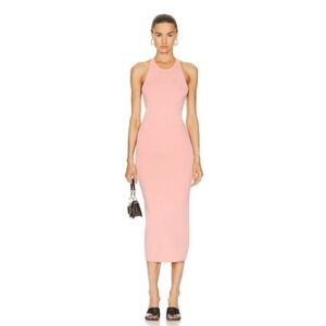 ALC Marc Ribbed Racerback Midi Bodycon Dress